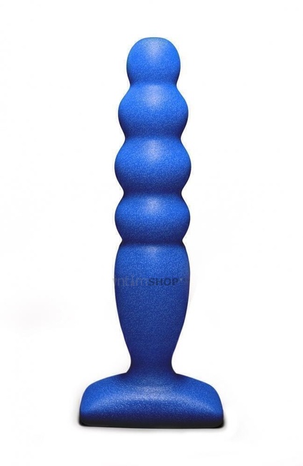 Анальный стимулятор Large Bubble Plug Lola Toys синий