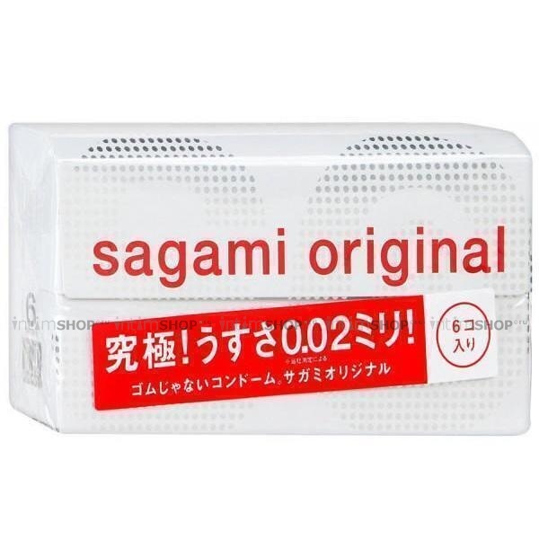 Полиуретановые презервативы Sagami Original 0.02 №6