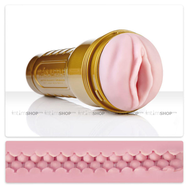 Мастурбатор-вагина для тренировки выносливости Fleshlight Stamina Training Lady, розовый