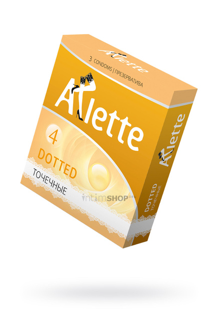 Презервативы Arlette Dotted, Точечные, 3 шт.