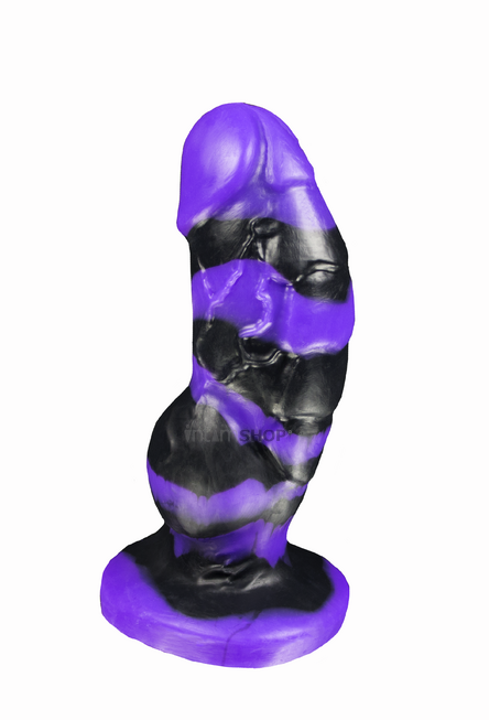 Фаллоимитатор EraSexa Мартин M, 24.5 см, фиолетово-чёрный