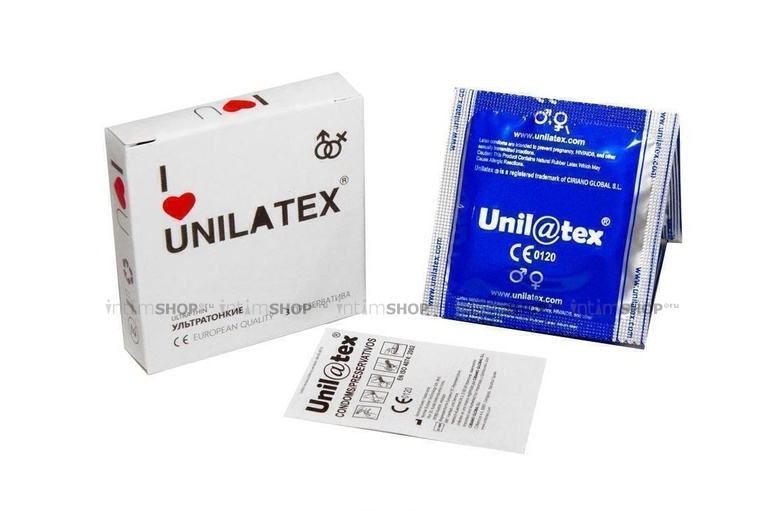 Презервативы Unilatex Ultra Thin №3 ультратонкие