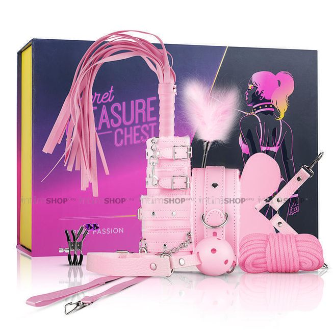 Набор Для Бондажа Secret Pleasure Chest Pink Pleasure EDC Collections