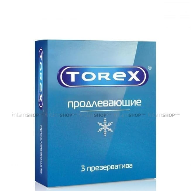 Пролонгирующие презервативы Torex, 3 шт