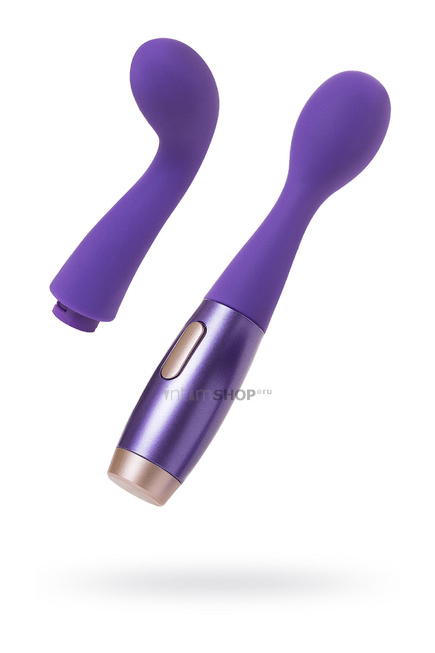 Вибратор Le Stelle Perks Series EX-1 с насадками для клитора и точки G, фиолетовый