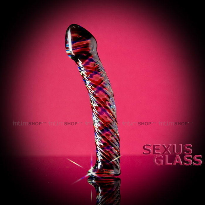 Фаллоимитатор Sexus Glass, цветной