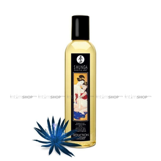 Массажное масло Shunga Соблазнительный ночной цветок, несъедобное, 250 мл