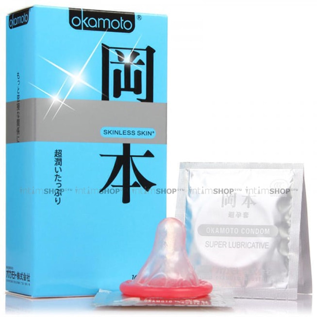 Презервативы Okamoto Skinless Skin Super Lubricative 10 шт
