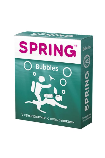 Презервативы Spring Bubbles №3 С пупырышками