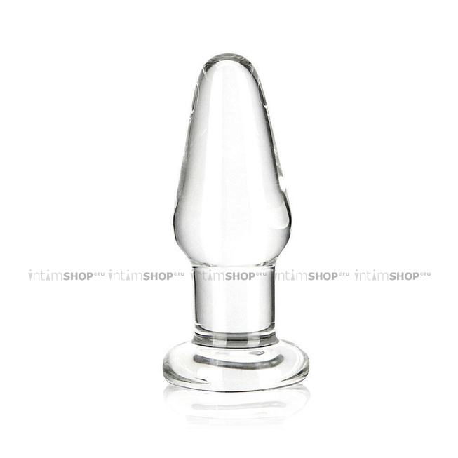 Анальная пробка Glas, бесцветная, 8 см