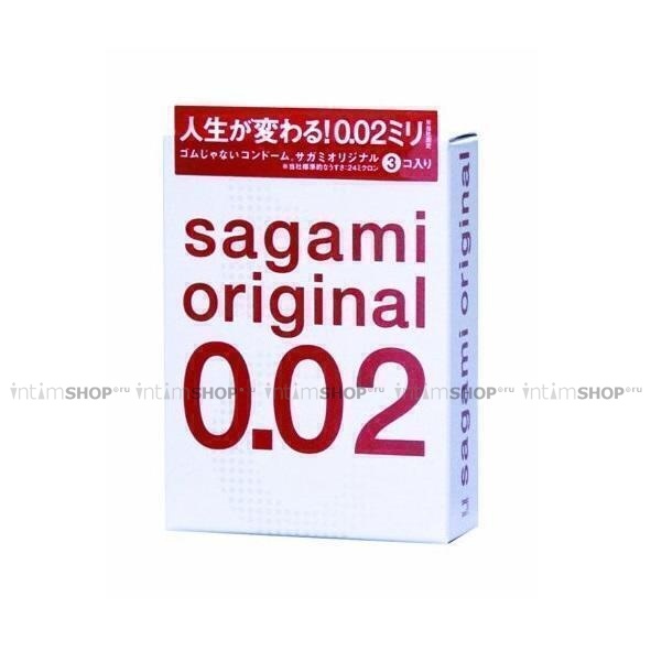 Полиуретановые презервативы Sagami Original 0.02 №3