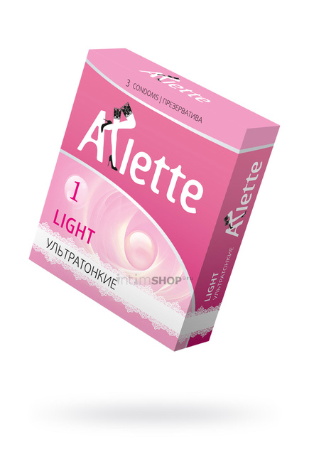 Презервативы Arlette Light, Ультратонкие, 3 шт.