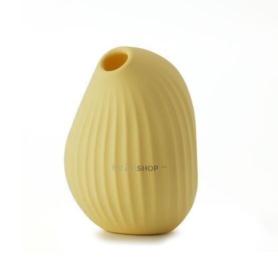 Cuddly Bird Желтый вакуумно-волновой стимулятор с вибрацией