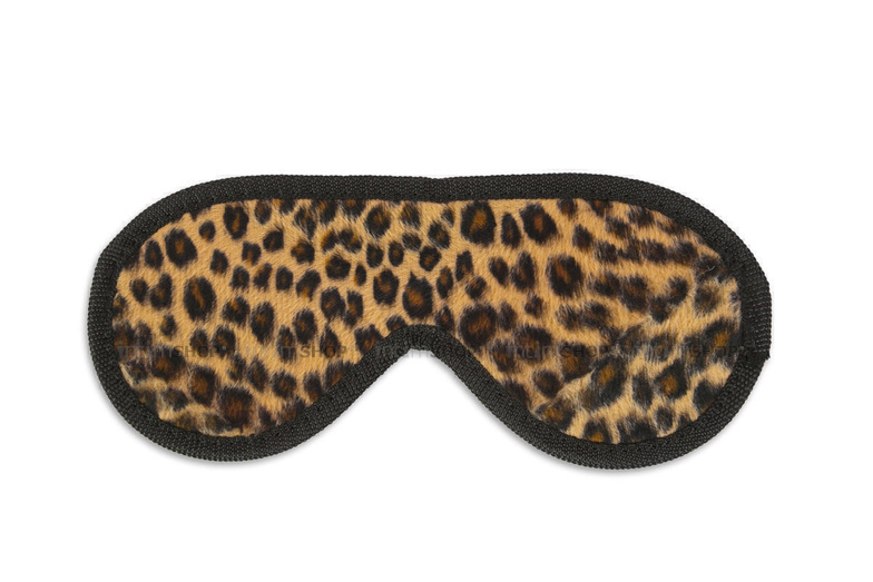 Закрытая маска Пикантные штучки с леопардовой расцветкой